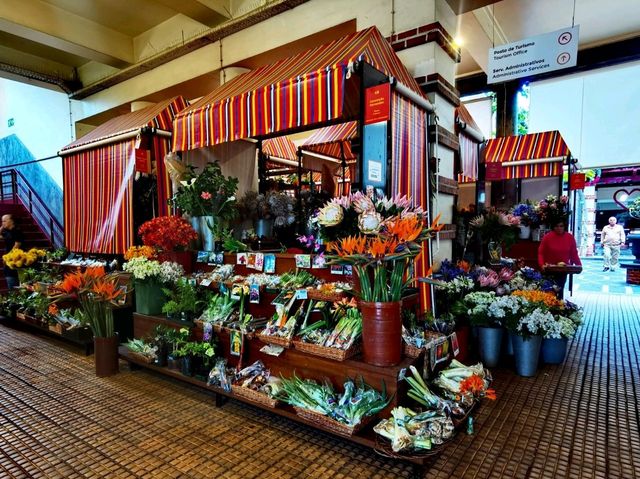 The Mercado dos Lavradores - Farmers' Market in Funchai, Madeira