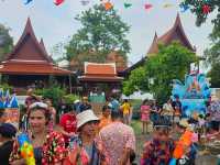 เล่นสงกรานต์กับช้าง ที่ อยุธยา 