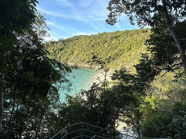 Stairway to Serenity: A Romantic Escape 