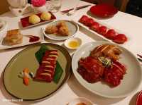台北君悅飯店，漂亮廣式海鮮餐廳