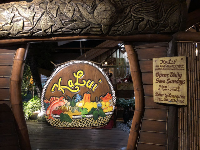 KaLui Seafood Restaurant｜巴拉望在地藝術與海味的完美結合 