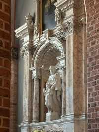 Cathedrals with blue onion cap in Poznan 