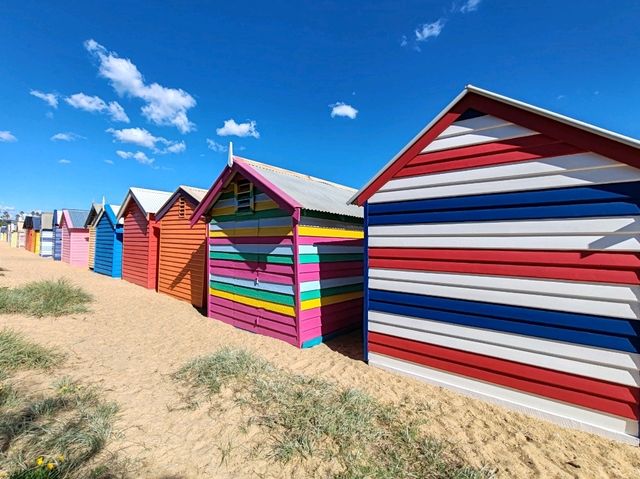 Brighton Bathing Boxes（彩虹小屋）——墨尔本最缤纷的海岸明信片