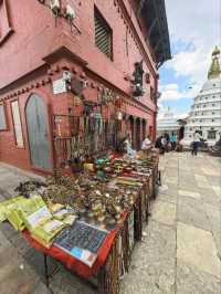 Monkey Temple, The Giant Dome famous stupa in Kathmandu