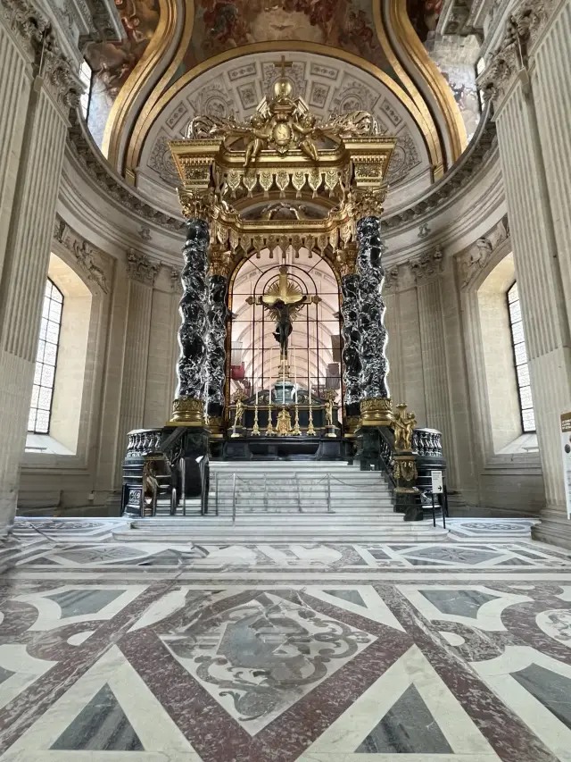 Napoleon Resting Under the Golden Dome at Les Invalides, Paris