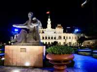🏛️ Day & Night Vibes: Ho Chi Minh City People’s Committee & Ho Chi Minh Statue