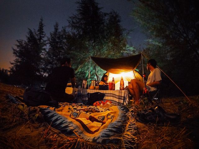 Camping ริมทะเล ที่ปราณบุรี