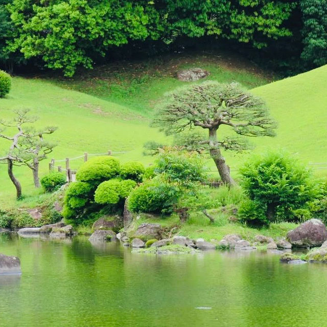 Suizenji Jojuen Garden (水前寺成趣園) – A Miniature Kyoto in Kumamoto** 🌿🎋