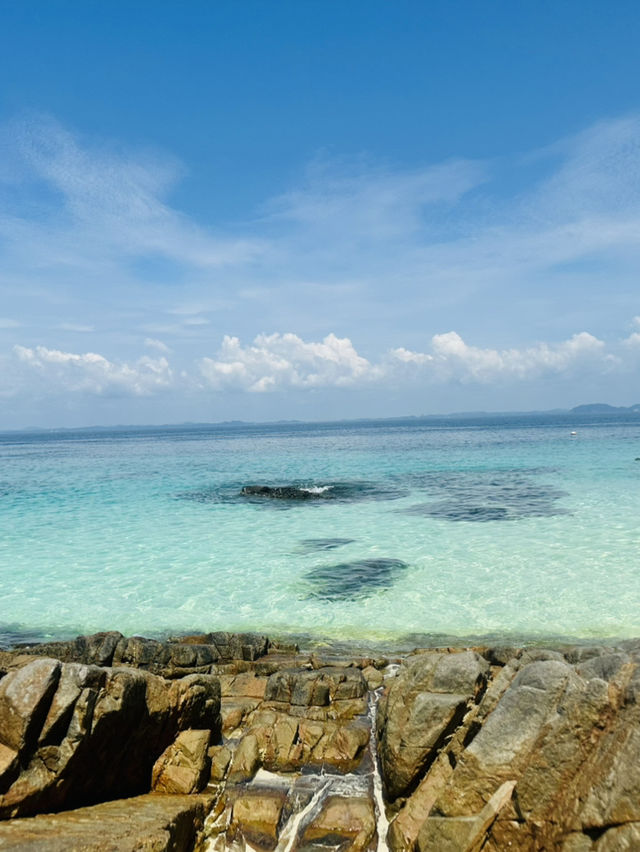 At the meeting of sea and sky, find the purest peace. At the meeting of sea and sky, find the purest peace.