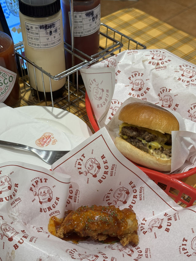 🍔 수원 스타필드에서 만나는 삐삣버거 ✨