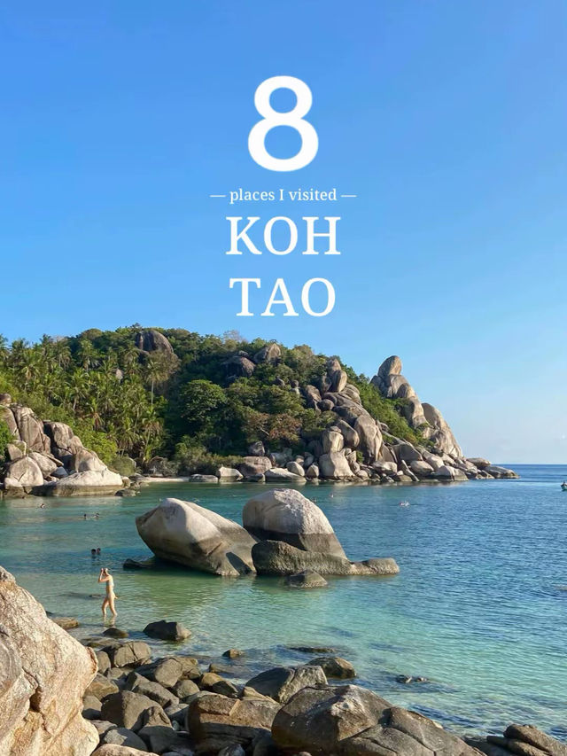 📍8 Places to visit in Koh Tao