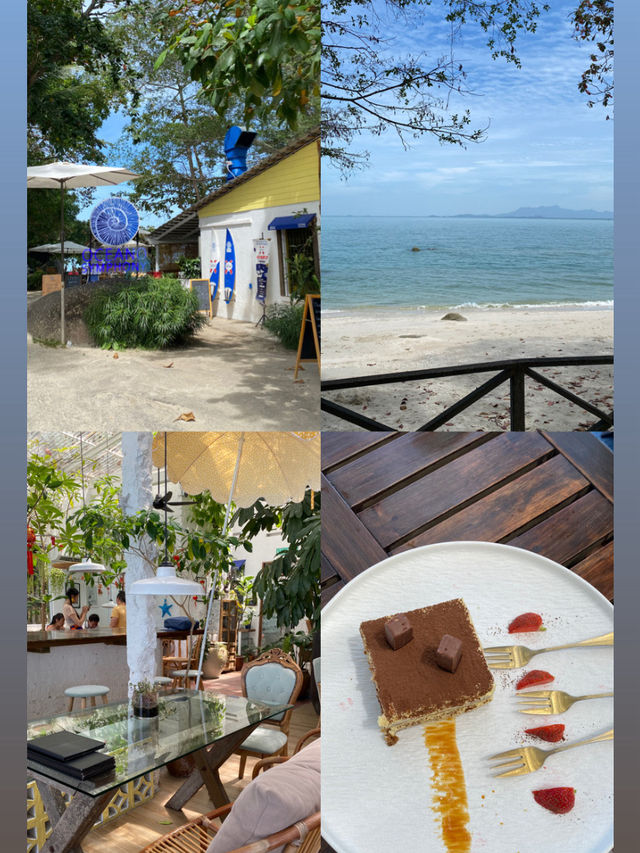 Cafe with stunning sea views in Penang