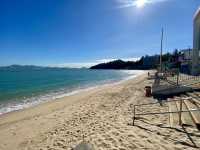 長洲東灣泳灘✨一步到沙灘~陽光與自然🏖️😍