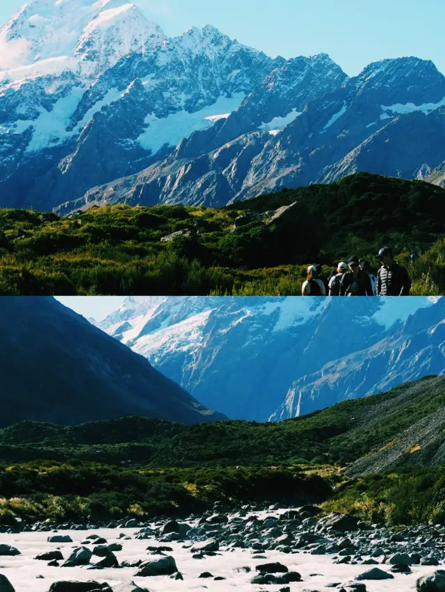 ภูเขาคุก ภูเขาสีขาวที่สร้างขึ้นโดยลมและแสง