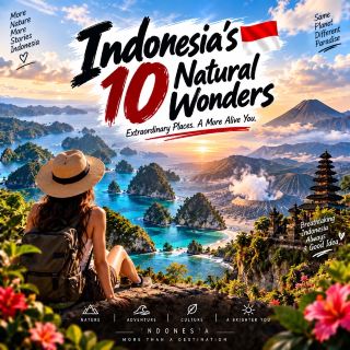 🌋 Indonesia’s 10 Natural Wonders 🇮🇩