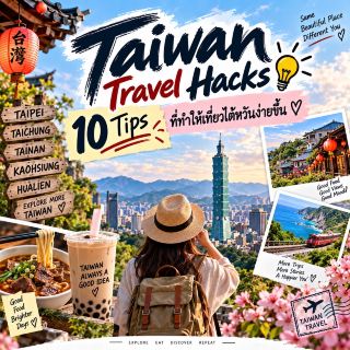 Taiwan Travel Hacks | 10 Tips ที่ทำให้เที่ยวไต้หวันง่ายขึ้น