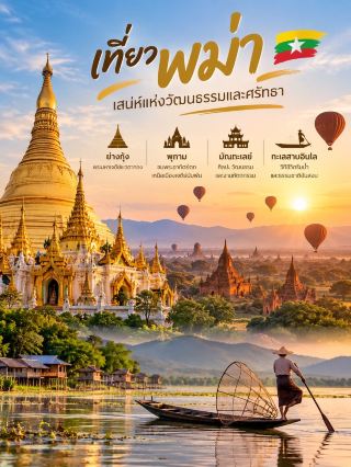 🇲🇲 เที่ยวพม่า เสน่ห์แห่งวัฒนธรรมและศรัทธา