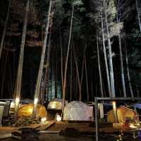 A luxurious Glamping in the dark Kawaguchiko