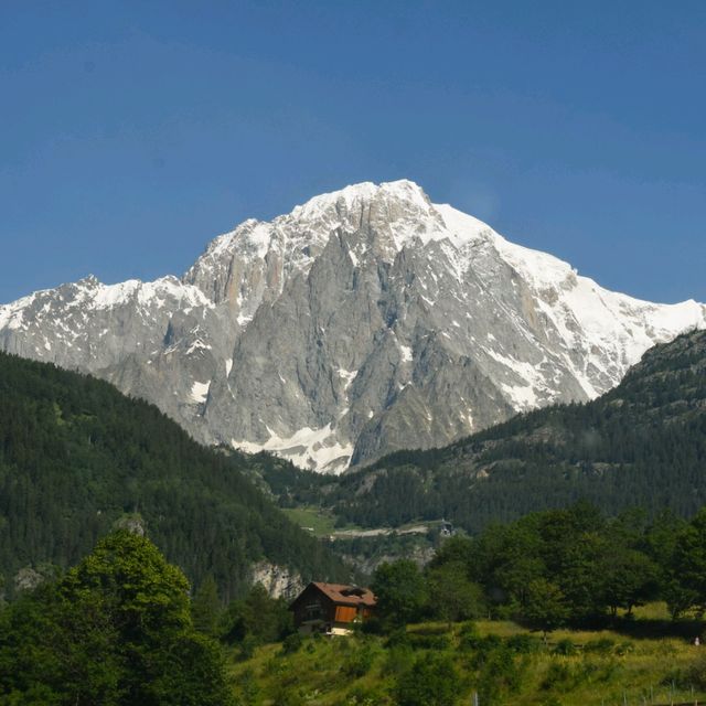 The highest mountain in the Alps 
