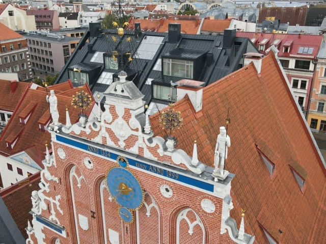 拉脫維亞🇱🇻景點-里加黑頭宮 