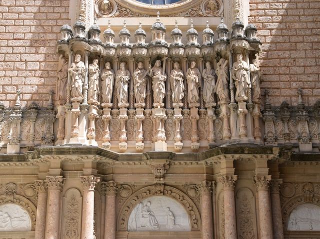 The majestic Abbey of Montserrat 
