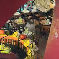  I found a hidden downstairs Absinthe Bar with a mysterious vibe and intriguing menu.