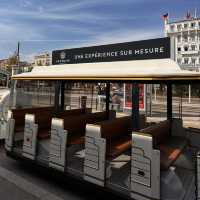 Little train ride in Cannes is so delightful!