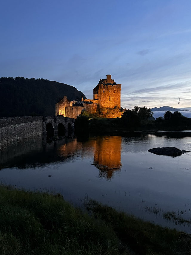Mystical Views: A Castle Before & After the Evening Fog