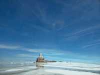 해외여행 볼리비아 우유니 사막의 Plaza de las Banderas Uyuni