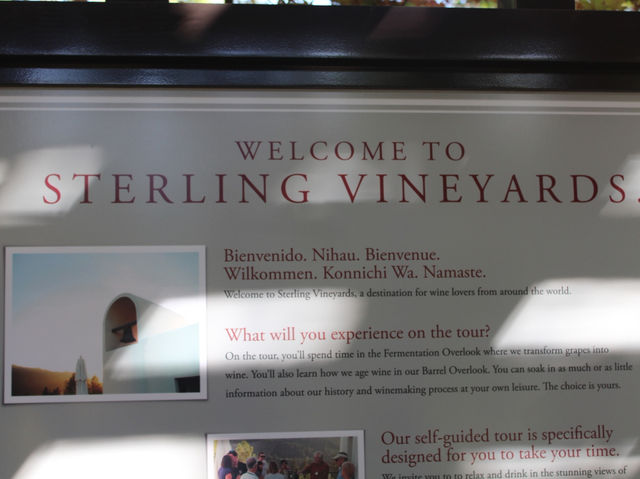 Napa Valley - where the wine is bottled poetry