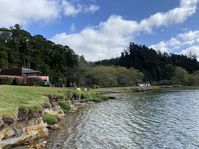 Beautiful hot spring town Furnas