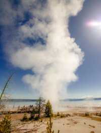 Take the time alone to digest the world, Norris Geyser Basin.