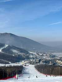 吉林省吉林市北大湖滑雪場 擠爆了