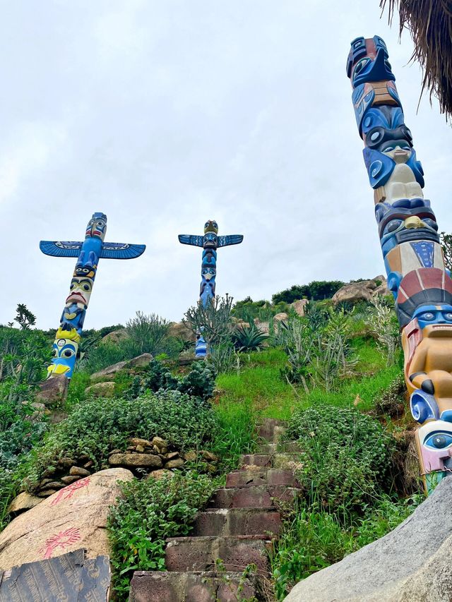 福建石岩植物園復活島的搬到國內了