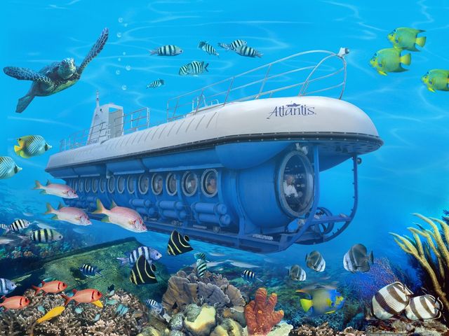 探秘海底：亞特蘭蒂斯號潛水艇之旅