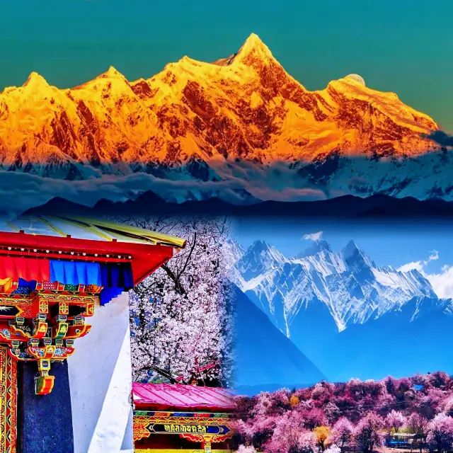 3月の林芝は、チベットに属する独占的なロマンスです