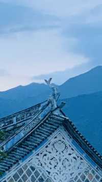 在房間就可以看到蒼山的民宿！