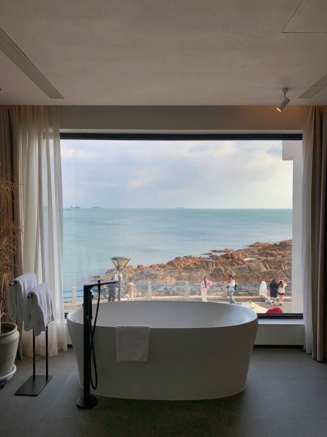 青島！！獨棟海景名宿！睡在大海上浪漫哭了！