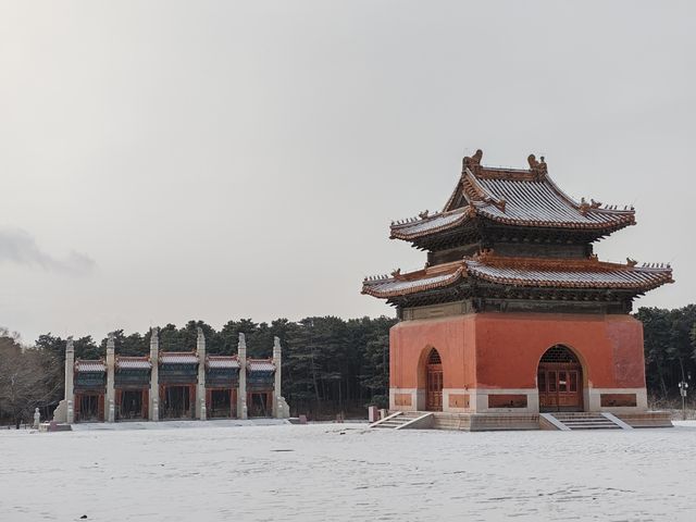 薄雪紅妝祭皇家——清東陵