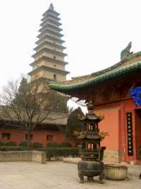蒲州有國寶鐵牛、故城遺址、普救寺、鸛雀樓