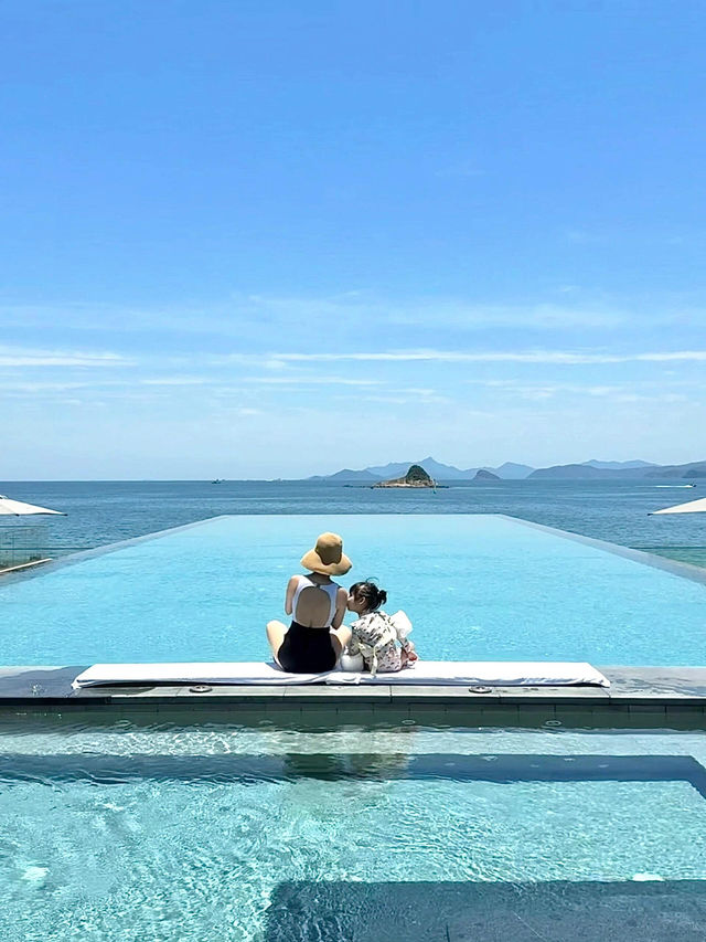 🌊大梅沙洲際絕美海景！曬成黑炭也甘願！