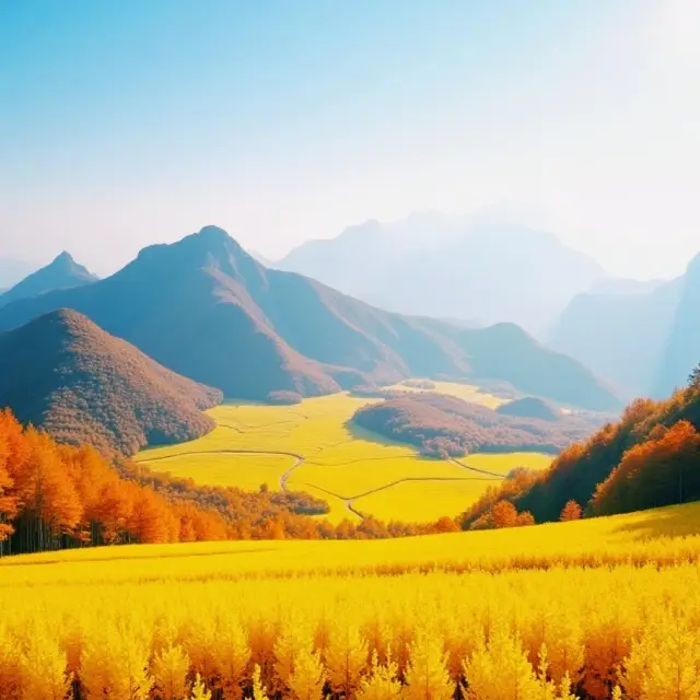 Qujing's Autumn Hidden Wonderland｜Golden Luoping, Meet China's Earliest Autumn