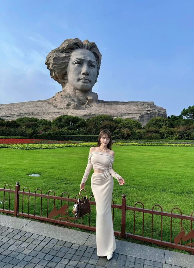 橘子洲必打卡的2個神仙機位｜長沙也太好吃好玩了吧！