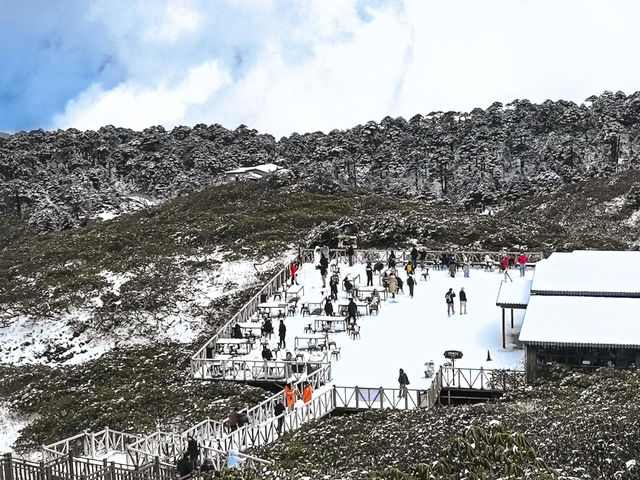 大理蒼山·11.21初雪驚喜攻略·冰雪浪漫速遞  臨時起意·搶佔雪景C位 11.21的蒼山，