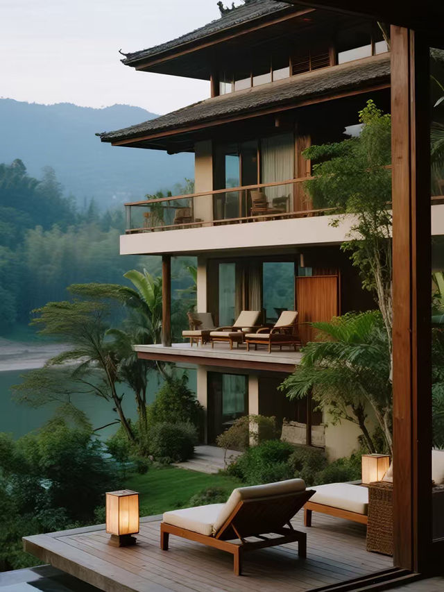 版納12月親子遊！雨林江景villa太治癒