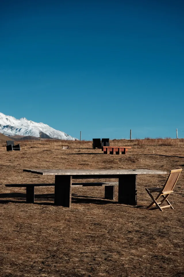 塔公草原 雅拉雪山下的咖啡屋