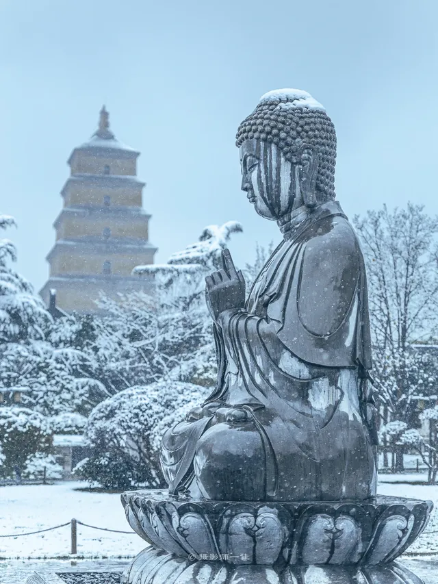 回到古代,下了雪的西安,就是真的長安! 回到古代,下了雪的西安,就是真的長安!