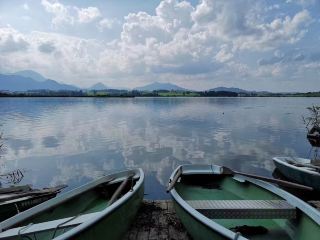 Hopfensee | The Lake at the Foot of Germany’s New and Old Neuschwanstein Castles