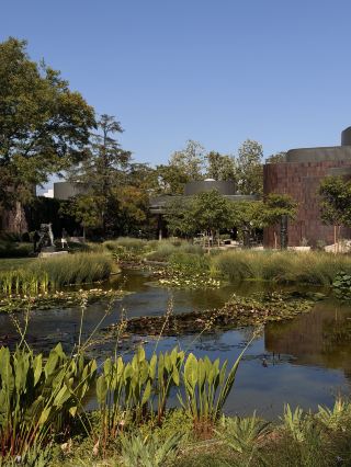 This LA museum is not big, but its value is ridiculously high, and it even has a Monet garden