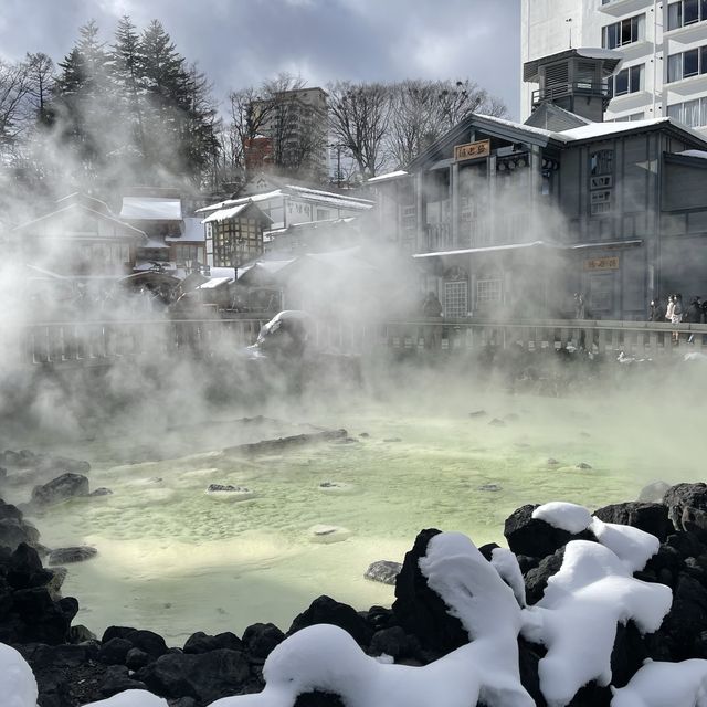 草津のシンボル「湯畑」〜群馬•草津